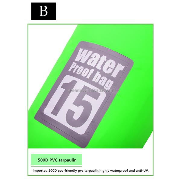 Waterproof Dry Bag - Thick & Lightweight - Roll Top Dry Compression Sack Keeps Gear Dry for Kayaking, Boating, Beach