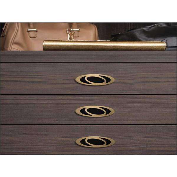 Gold Plated Ceramic Kitchen Cabinet Knobs / Closet Porcelain Handles T Bar Pulls Furniture Fittings