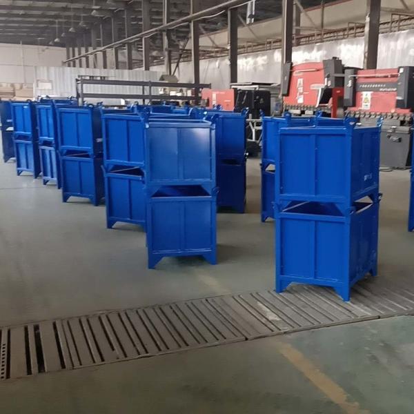 Multiple pallet boxes in production facility