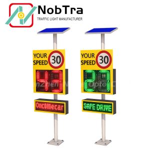 Buy cheap Public Used Road Warning LED Solar Radar Speed Limit Sign from wholesalers