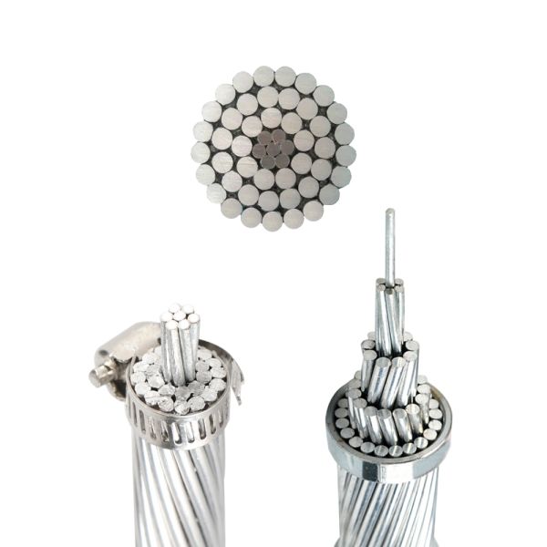ACSR Cable Aluminum Bare Conductor Low Voltage For Overhead Application