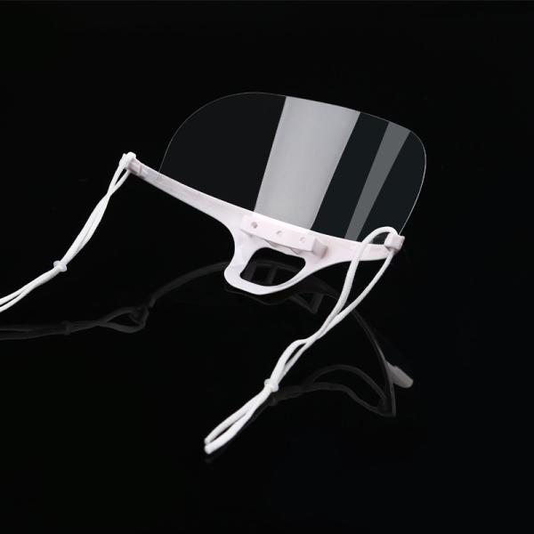 Hygiene Transparent Plastic Mouth Cover For Waitress