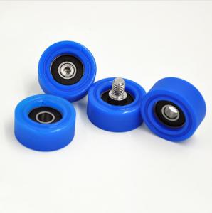 China 35MM Blue Nylon Deep Groove Ball Bearing Plastic Roller Bearing With 608zz on sale