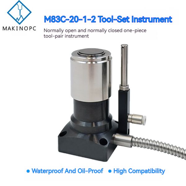 Makinopc IP68 Waterproof Oilproof Photoelectric Automatic Tool Setting Instrument Sensor DC5-24V 1 Year Warranty Machining Tool