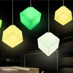 China Remote Control Outdoor LED Cube Light  Pendant Light For Events & Parties Decoration on sale
