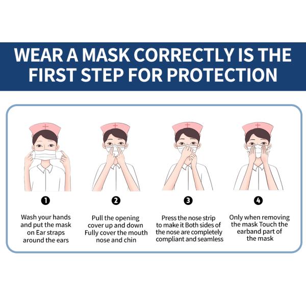 S&J Fashion Colorful Disposable 3ply Earloop Dental Face Mask