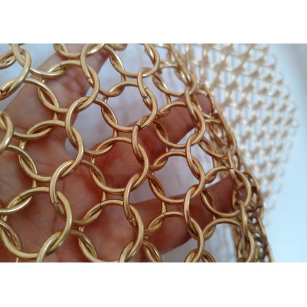 10mm Chainmail Stainless Steel Curtains For Office Room Divider