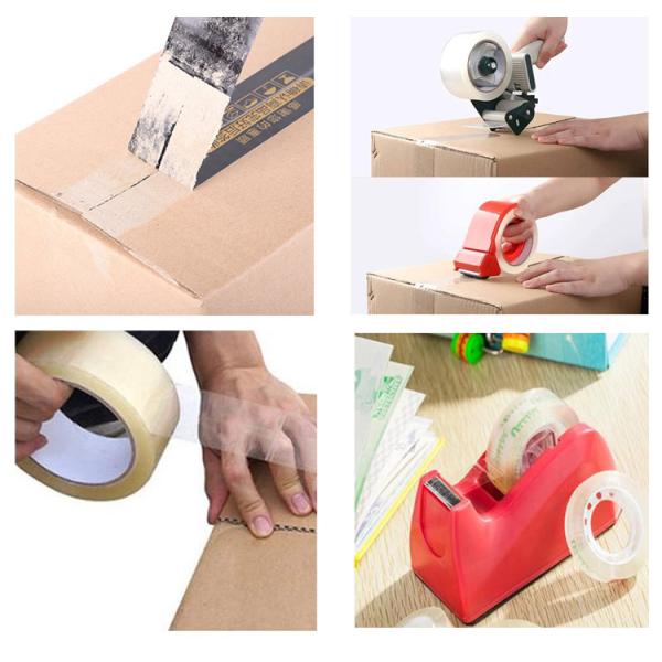 Tear Resistance Transparent Bopp Box Sealing Tape With Logo Color Printed