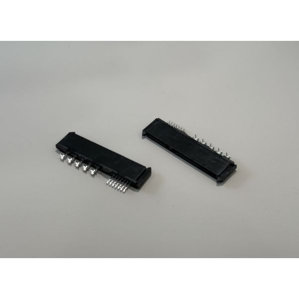 SATA 22-Pin 1.27mm Dual Row Female PCB Connector, Right Angle SMT Power Signal Terminals Connector, Customization for Server Storage HDD SSD Cable