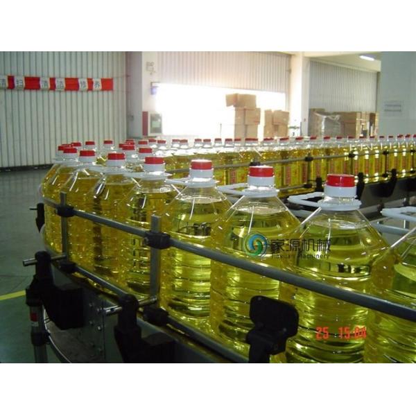 Automatic 5L Edible Oil Filling Machine With Screw Cap , Oil Bottle Filling Machine