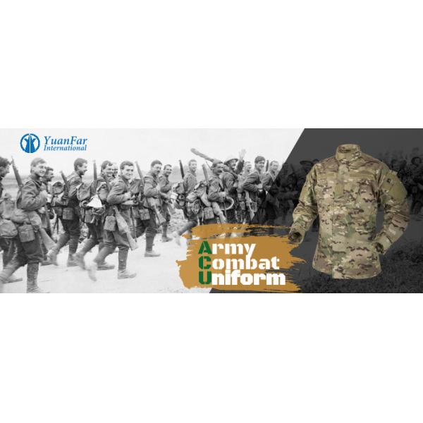 Customized Military Camo Uniforms Black OD Green Or Khaki / ACU / Rip - Stop