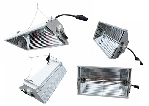 3KV Optical 630W Grow Light Reflectors 1000W Metal Halide 435mm Height