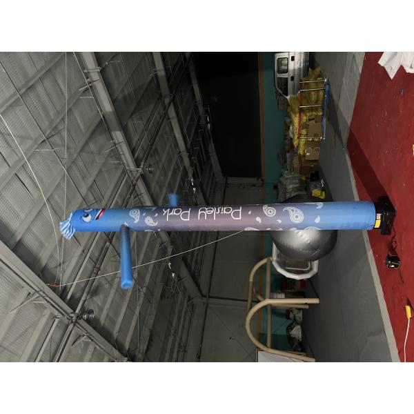 Cartoon Inflatable Waving Man Outdoor Sky Dancer Balloon Custom