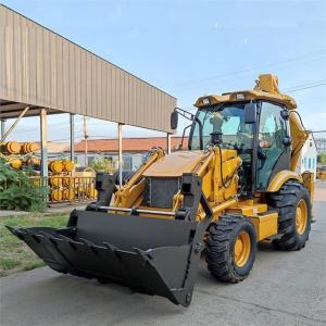 China 2 Ton Backhoe Loader With Front Bucket Earth Moving Machinery on sale