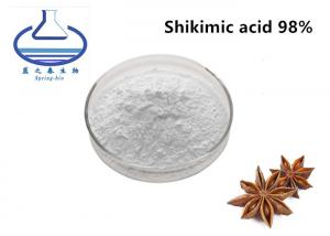China Natural  Ferulic Acid Powder , 98% Illicium Verum Fruit Extract Shikimic Acid on sale