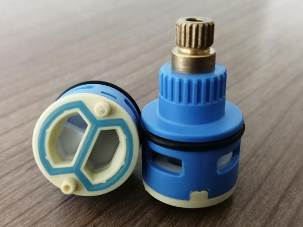 Quality Polished Disc Shower Faucet Valve Cartridge Replacement 90 ℃ Max Temperature for sale