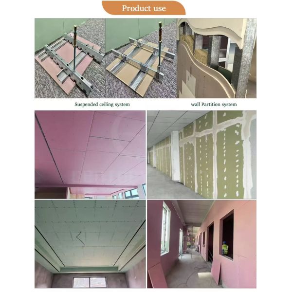 Paper Faced Plasterboard Paper Faced Gypsum Board 1220x2440mm Plaster Drywall Board Drywall for Office