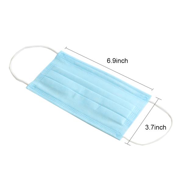 Wholesale Manufacturer Disposable Non Woven 3 Ply Face Mask 3 Layer face mask disposable