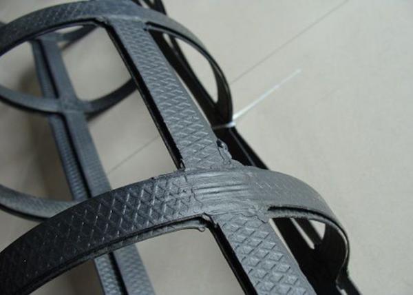 Quality 100kn Geogrid Reinforcing Fabric  Steel plastic composite geogrid black colour for sale