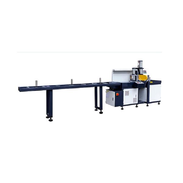 Automatic Single Head Aluminium Profile Cutting Machine Window Section Feeding Corner Key