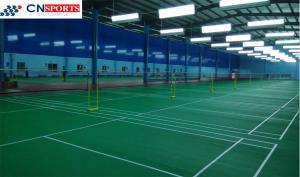 China Green Indoor Synthetic Badminton Court Environmentally Friendly on sale