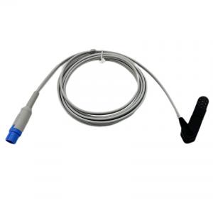 Buy cheap Animal/Adult Ear Clip 7 pin Oxygen Sensor Cable for Drager Siemens SpO2 Sensor product
