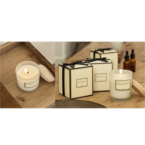 Frosted Long Stem Tealight Candle Holders Wooden Lid Elegant Feature