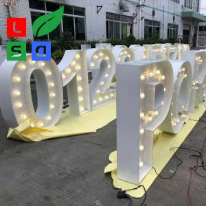 Buy cheap Frontlit Wedding Letter Signs 110~240VDC product