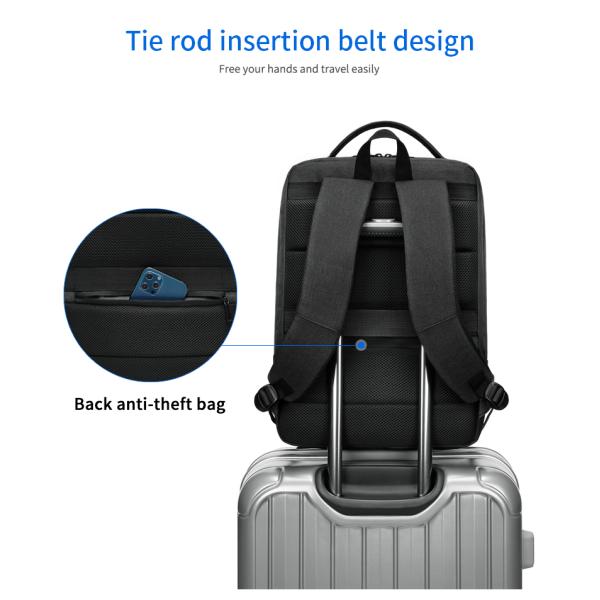 Factory wholesale USB Charging bagpack Notebook waterproof Laptop Back pack leisure travel Backpack bag school backpack