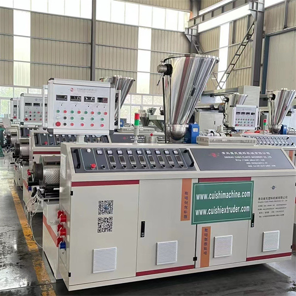 PVC Pipe Twin Screw Extruder Food Processing Plastic Double Screw Extruder Machine