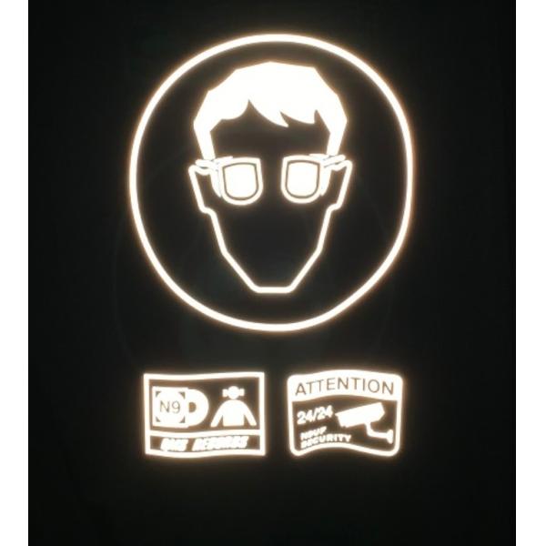 Custom Reflective Heat Transfers Flat / 1mm Thickness Reflective Clothes Stickers