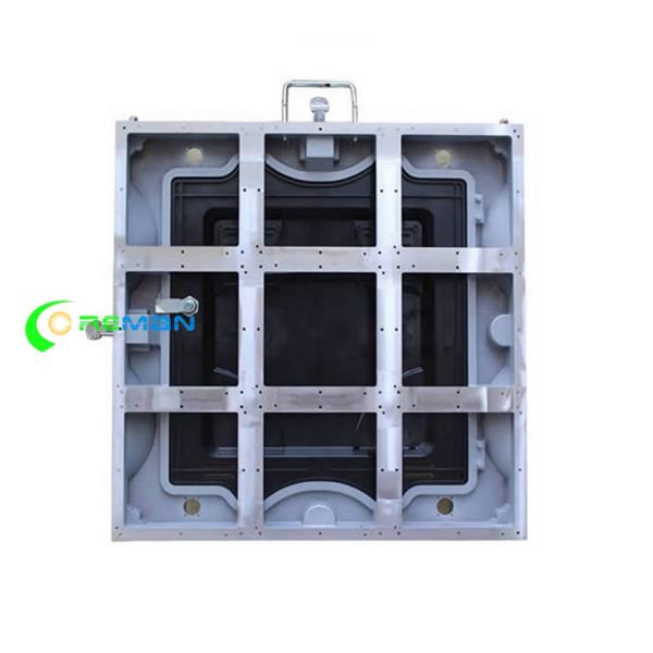 Portable Outside LED Display Cabinet For Hire , 96X96 Slim P6 LED Display 192X192mm