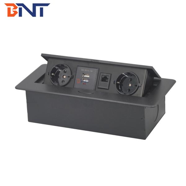 Table Pop Up EURO power Socket with USB charging for office conference table