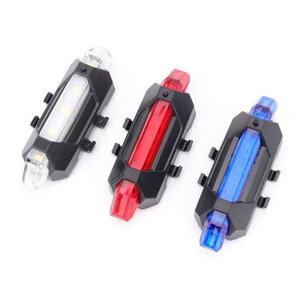 Rechargeable LED Bicycle Light Set Waterproof with Battery Power Supply for Outdoor Activities