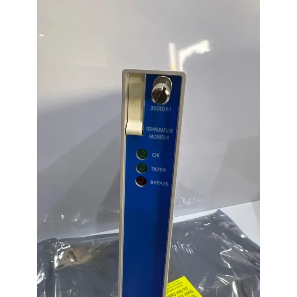 Bently Nevada 3500/61-01-00 163179-02 Temperature Monitor with Multi-channel Monitoring Dual RTD/Thermocouple Input and Configurable Overheating Alarm