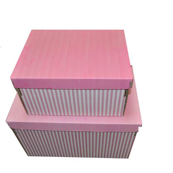 OEM Handmade Corrugated Gift Box With Lid Multifunctional Durable