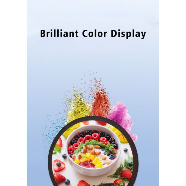Creative Round LCD Screen Circular Digital Signage Smart Advertising Display Wall Mounted Hanging Monitor for Luxury Store OEM