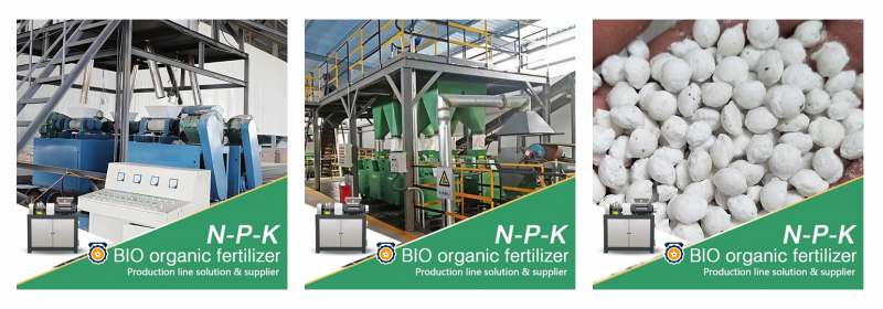 Double Roller NPK Fertilizer Production Line Fully Automatic manure making machine Granulator