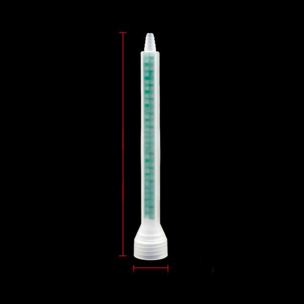 Green Mixing Nozzle Applicator for Adhesives 400 ml and 600 ml 1:1 Mixing Ratio