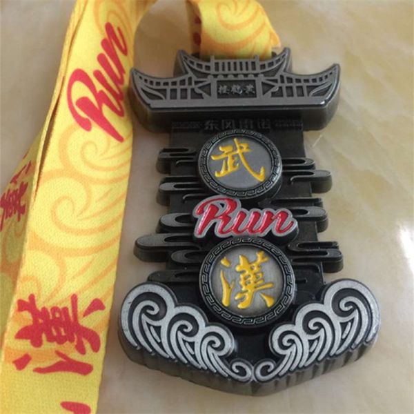 Yongding River International Half Marathon Medal，Running Medals Customized