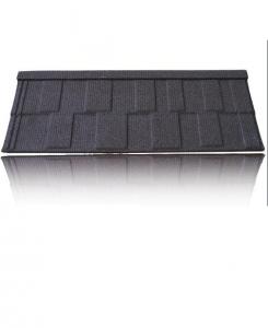 China Shingle Stone Coated Metal Roofing Tile DX51D Material Long Service Life on sale