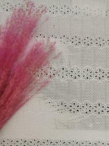 Buy cheap Linear Broderie Embroidered Eyelet Fabric 100% Cotton Nightgown Fabric product