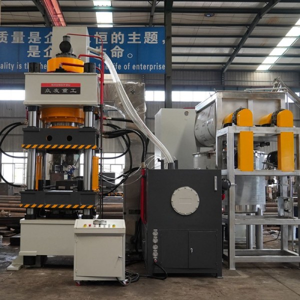 Animal Licking Salt Block Making Machine YZ79 Four-column Three-beam Hydraulic Press