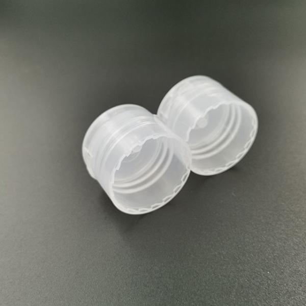 Press Top Transparent 28 / 410 Plastic Bottle Caps