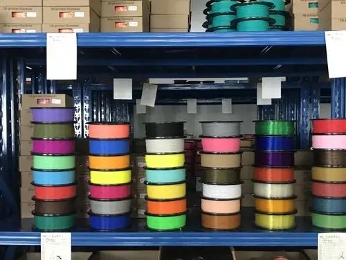 Basic Color PLA 3D Printer Filament 1.75mm Diameter 1kg Spool Smooth Surface Finish Material