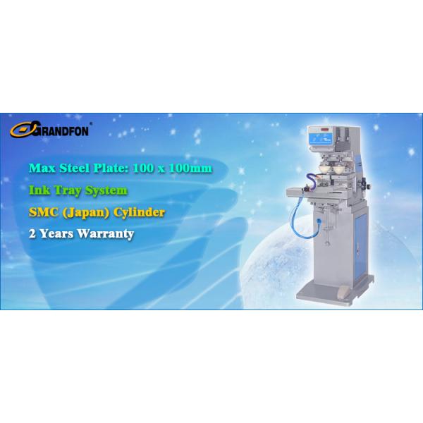 hot sale low cost pneumatic two color Mini semi-automatic pad printer with shuttle