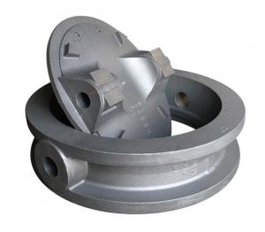 Buy cheap Flanged Butterfly Valve Body Casting Double Sand Casting Iron QT450-10 product