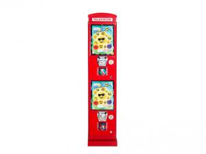 Buy cheap OutDoor Red Metal Body Telephone Capsule Toy Dispenser  Vending Machine product