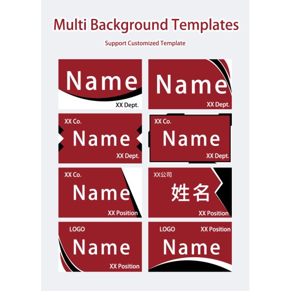 MJK 7.5 Inch Smart Wireless E-Ink Double Sided Table Card Nameplate for Conference Meetings Service Equipment