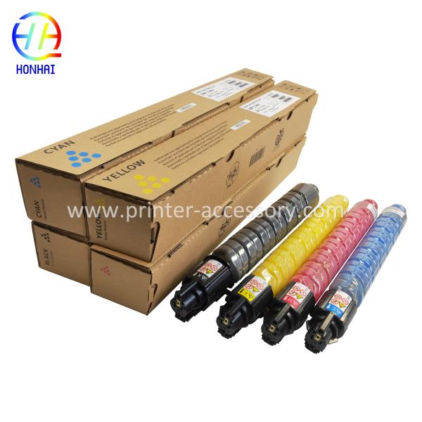 Compatible New High-Yield Copier Toner Cartridge Set for Ricoh MPC305 with OEM Code 842079-842082
